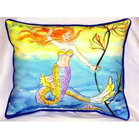 Betsy Drake HJ373 Betsys Mermaid Large Pillow 15 X 22